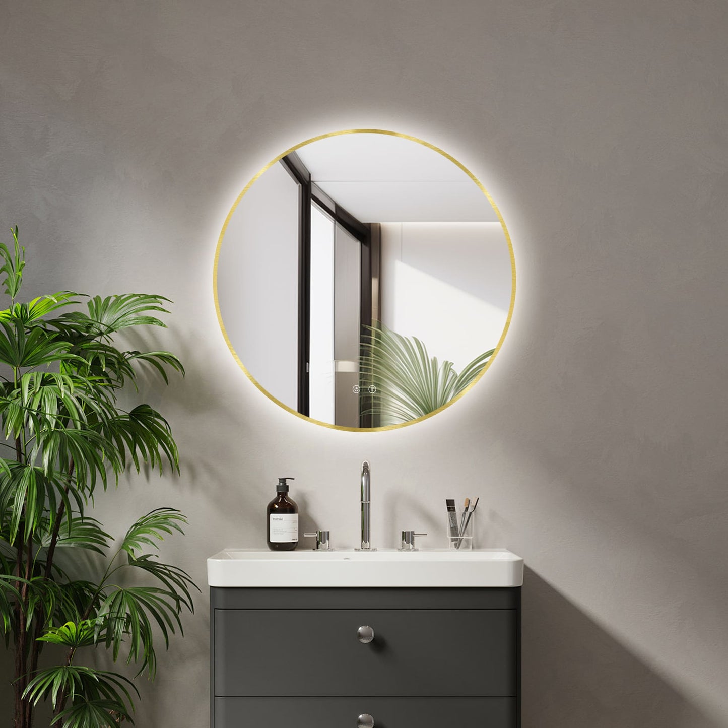 Specchio LED Ares Oro
