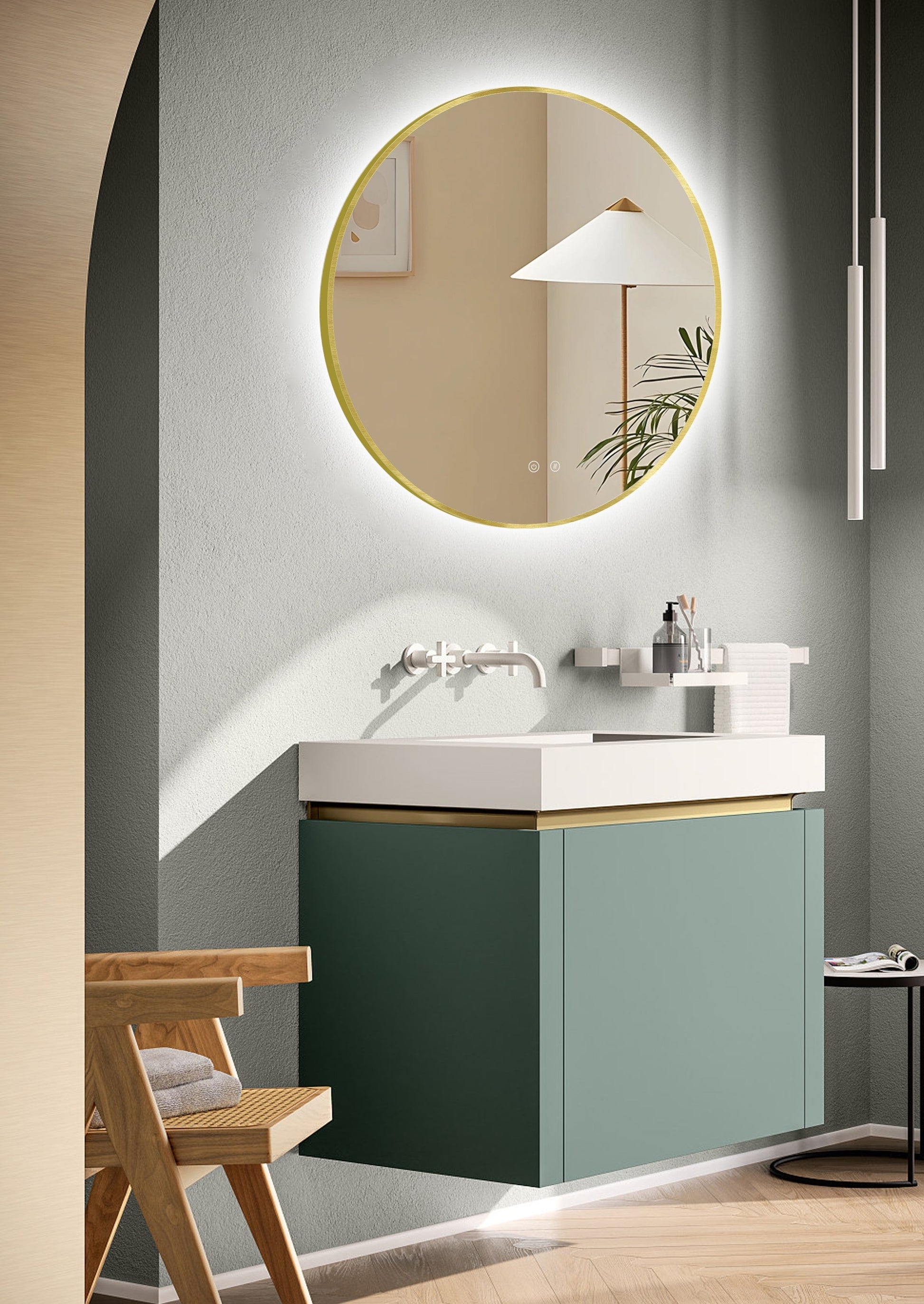 Specchio LED Ares Oro