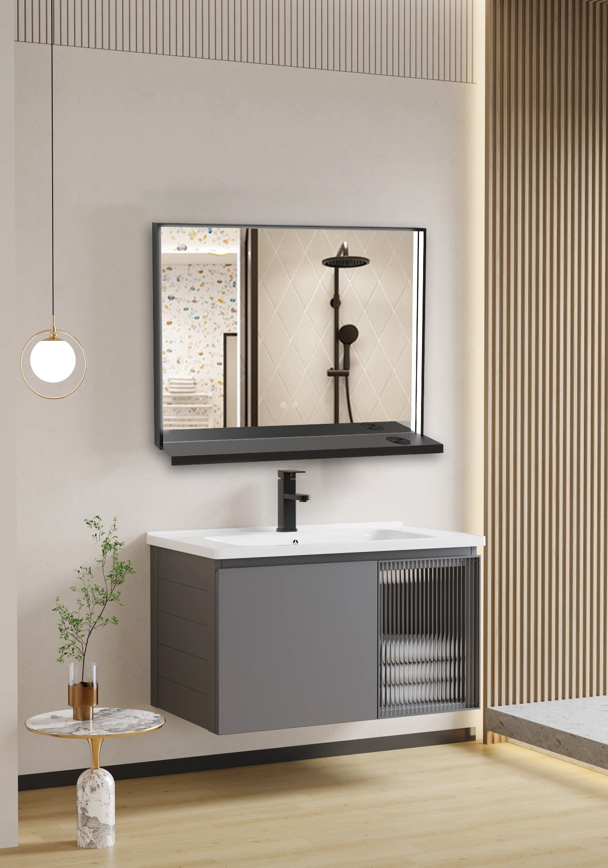 Specchio LED Danubio
