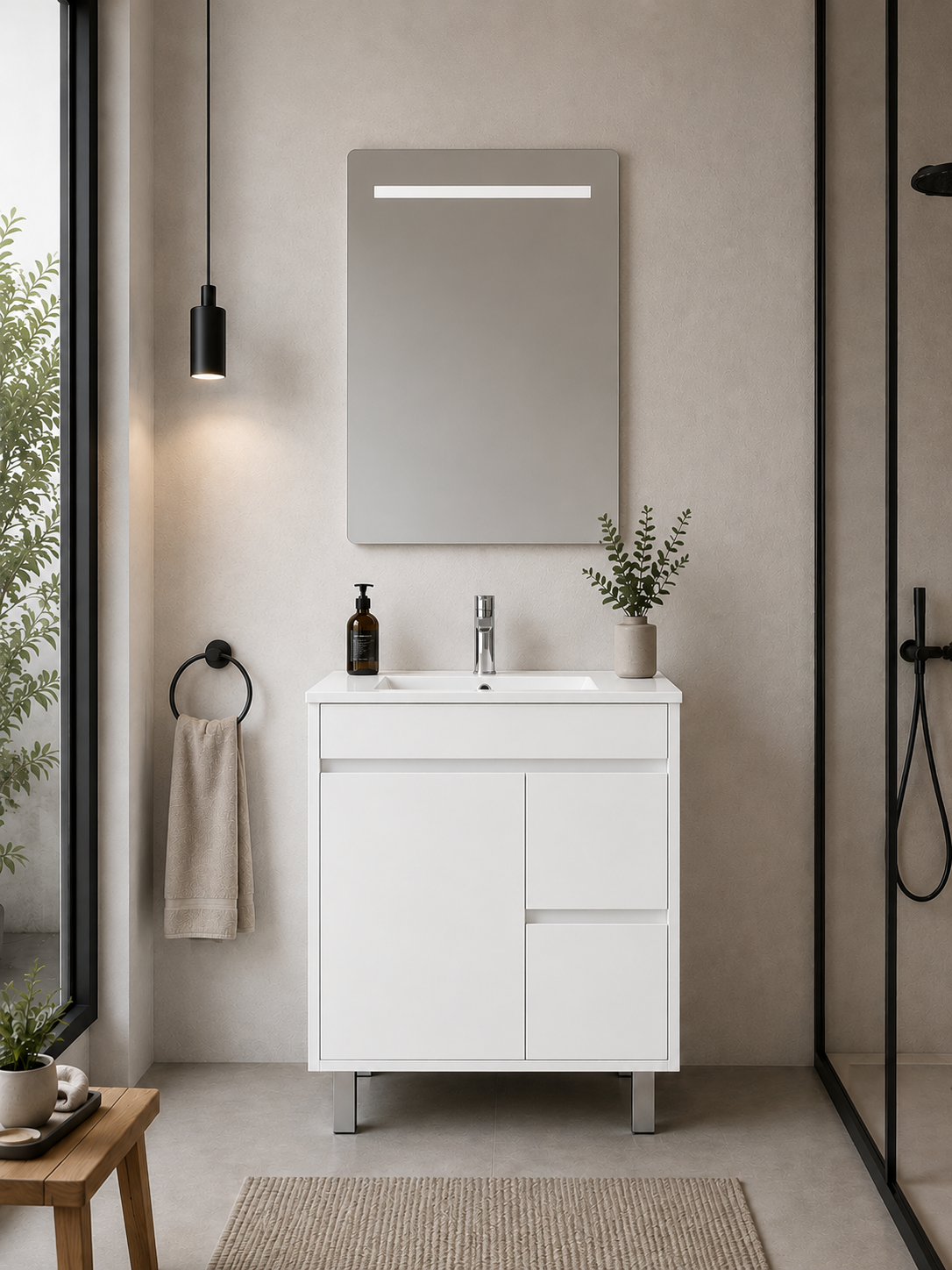 Mobile da bagno ISQUIA con lavabo