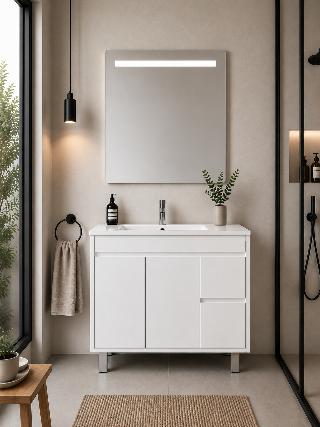 Mobile da bagno ISQUIA con lavabo