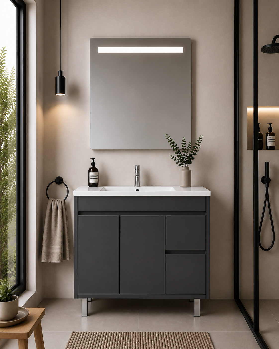 Mobile da bagno ISQUIA con lavabo