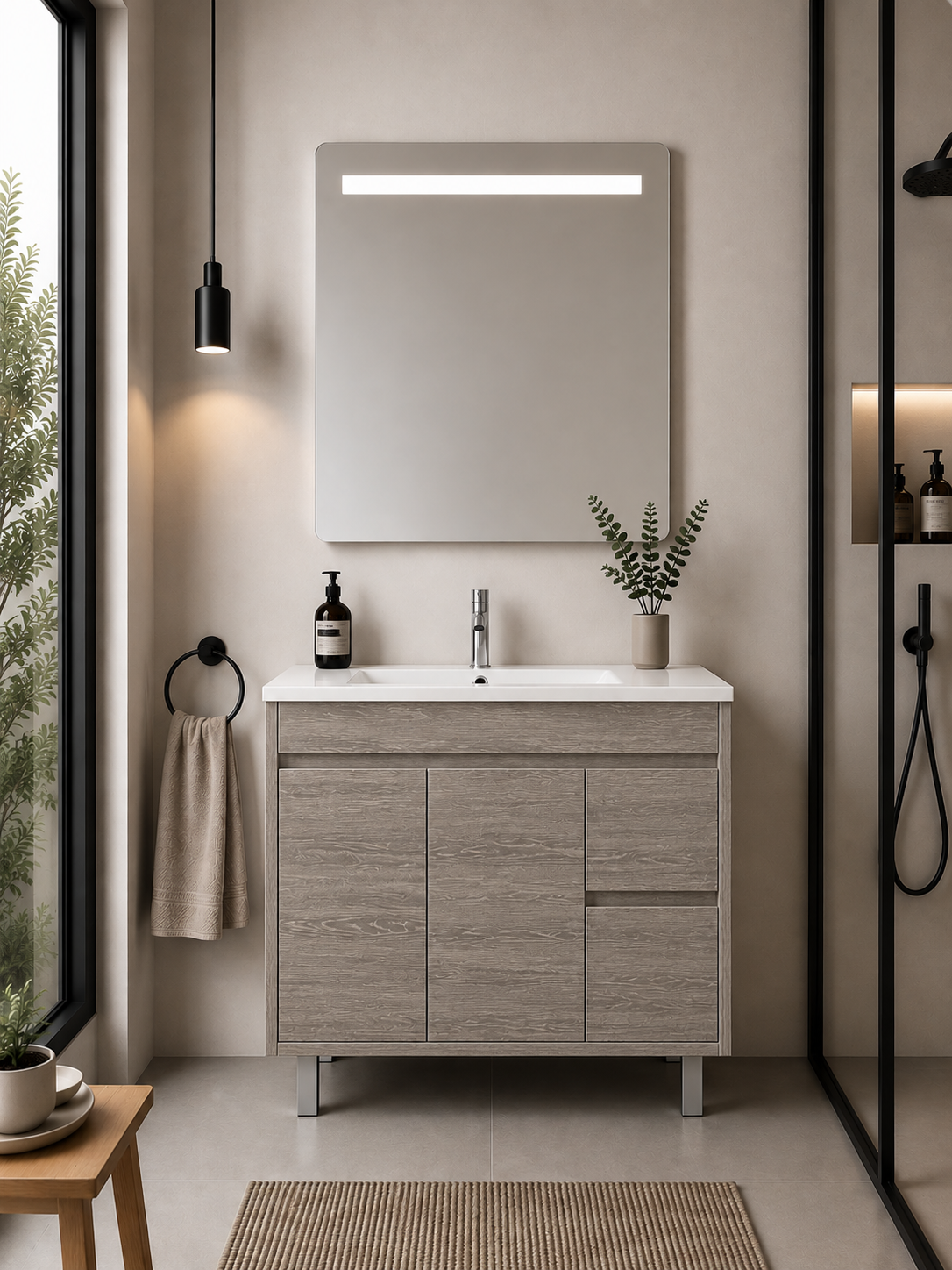 Mobile da bagno ISQUIA con lavabo