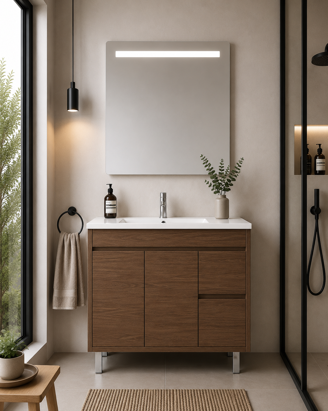 Mobile da bagno ISQUIA con lavabo