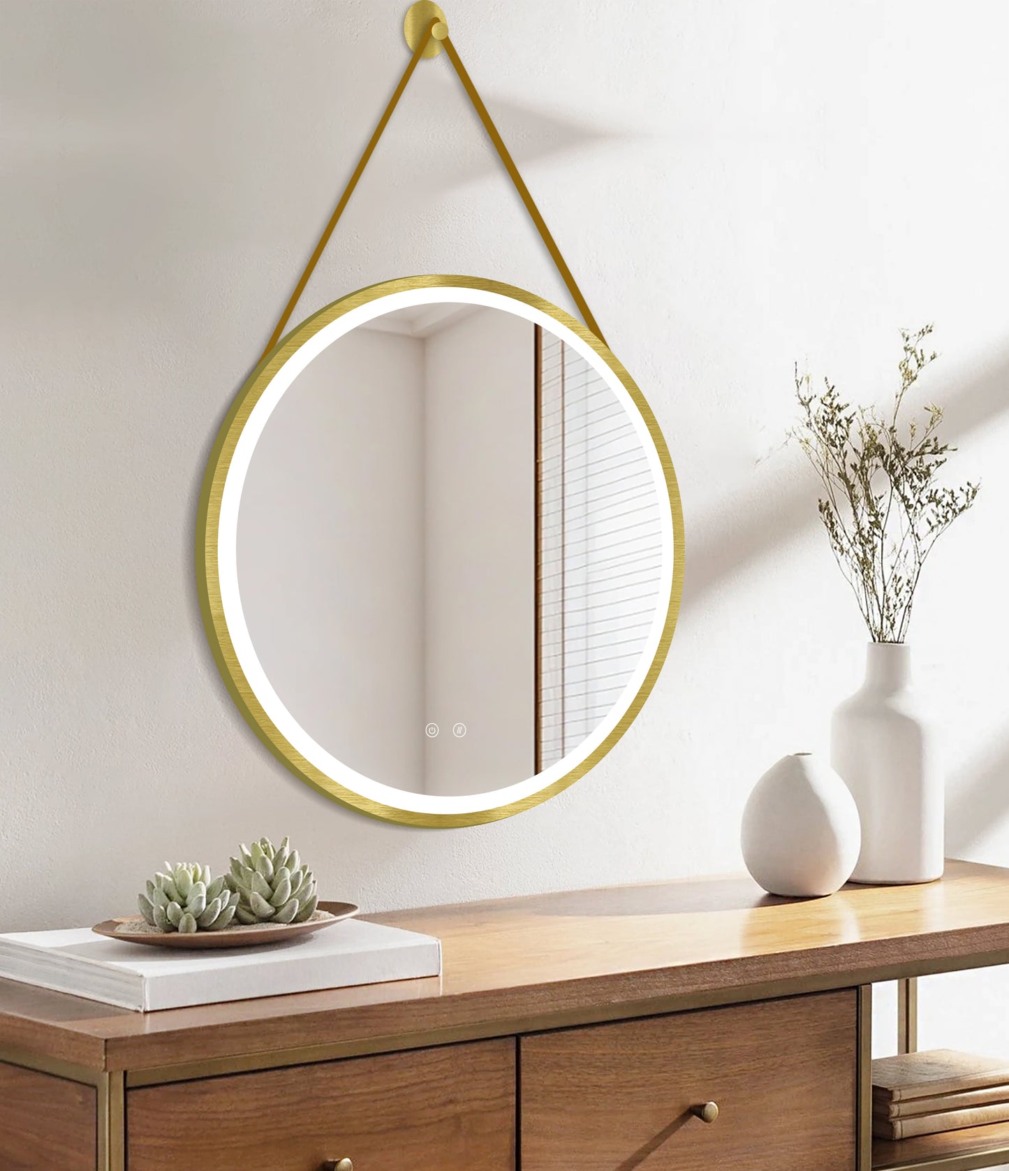 Specchio LED Olympus Oro