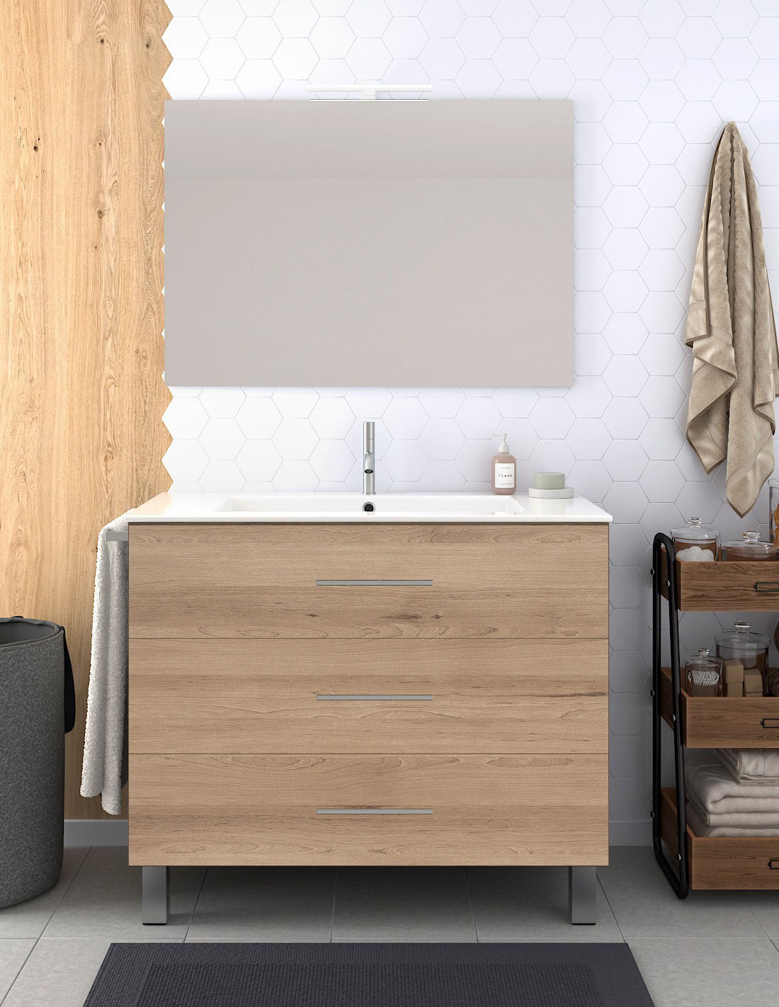 Mobile da bagno RIBERA con lavabo