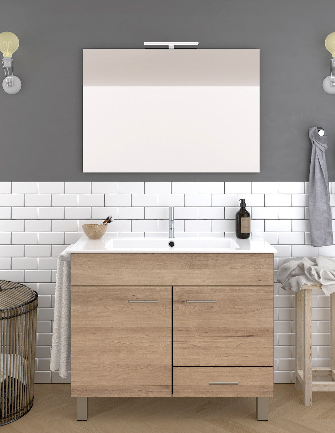 Mobile da bagno SAMOS con lavabo