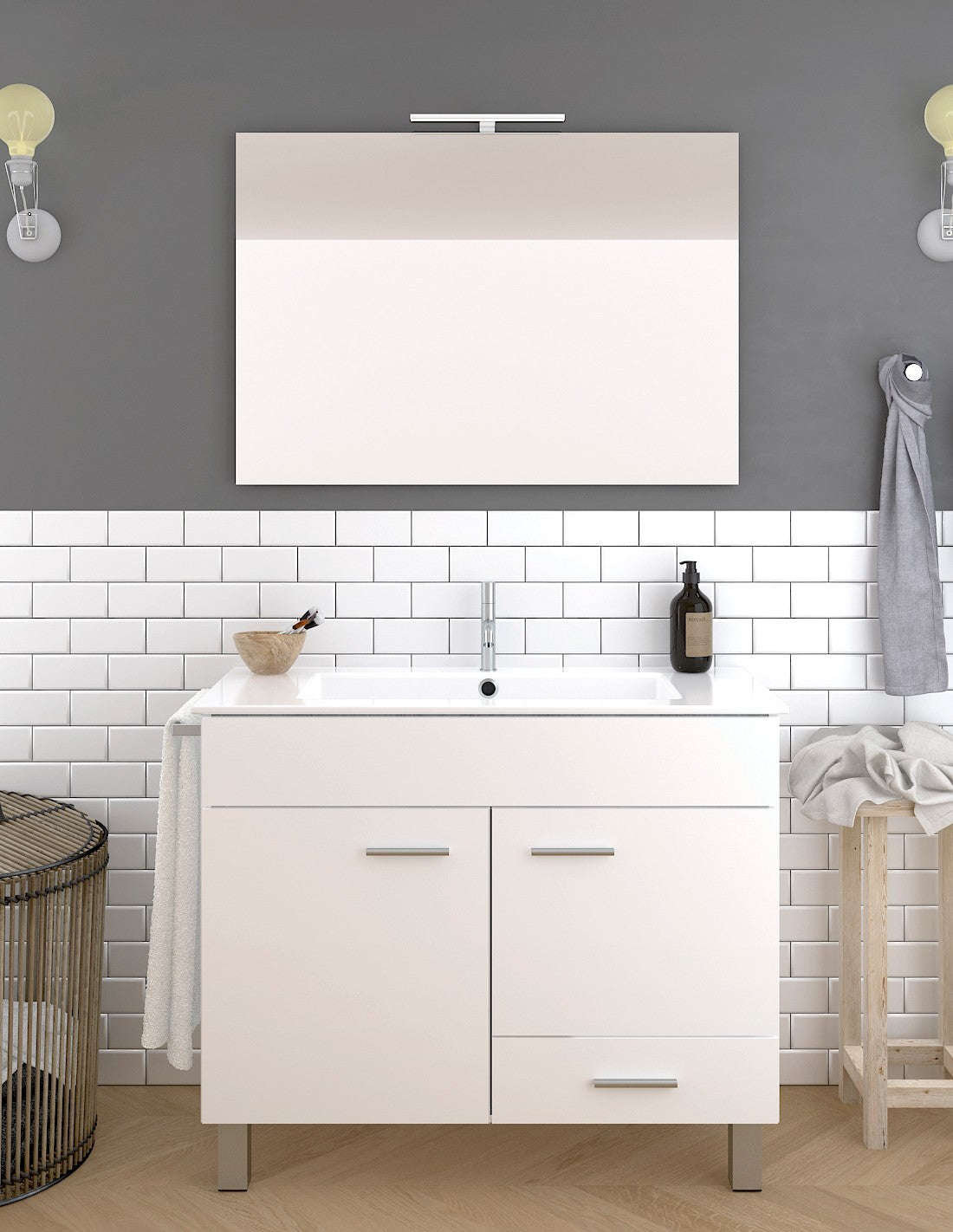 Mobile da bagno SAMOS con lavabo