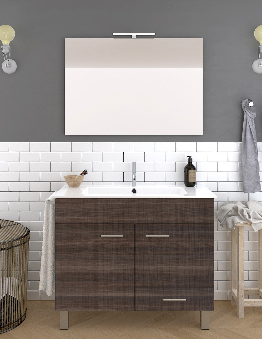 Mobile da bagno SAMOS con lavabo